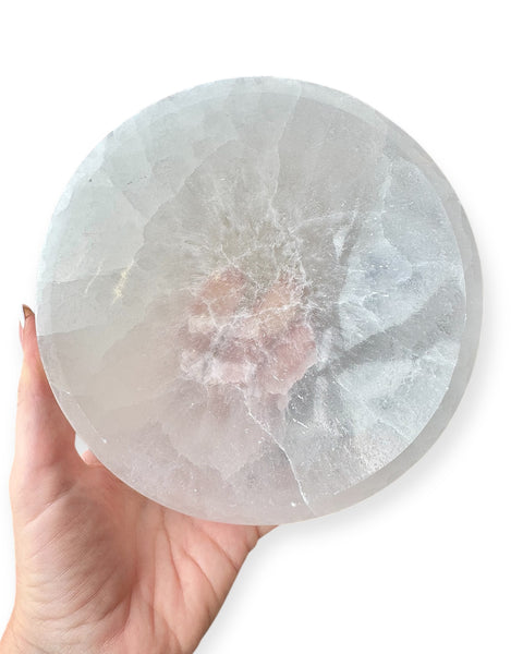Selenite bowl - large