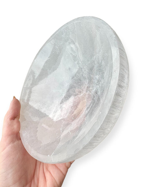 Selenite bowl - large