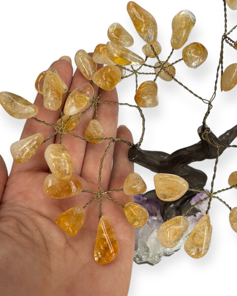 Amethyst & citrine tree