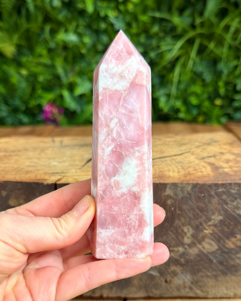 Pink opal towers