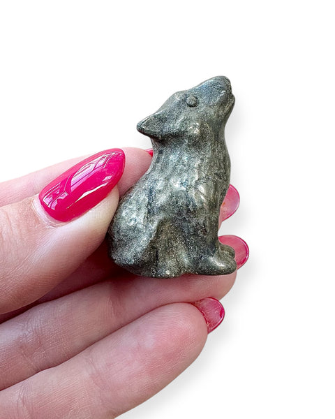 Mini pyrite wolf