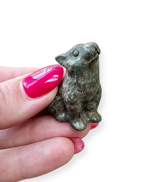 Mini pyrite wolf