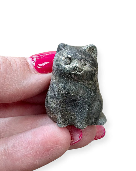 Mini pyrite cat