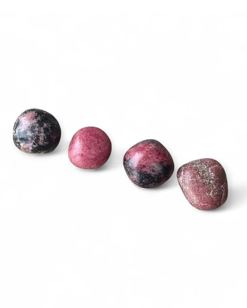 Rhodonite tumble stone