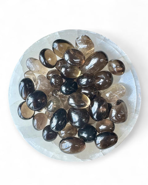 Smoky quartz  tumble stone