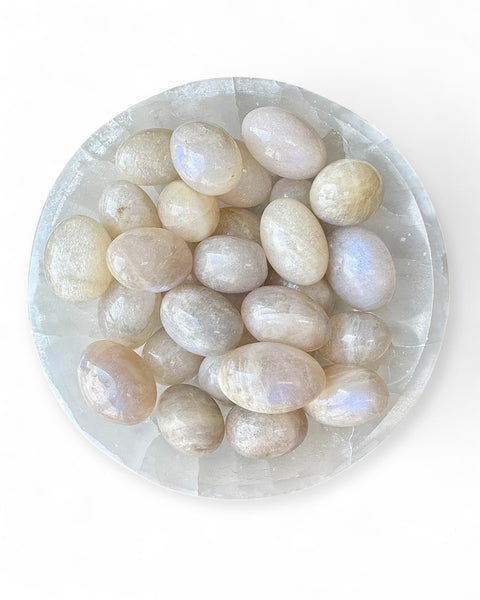 Moonstone tumble stone