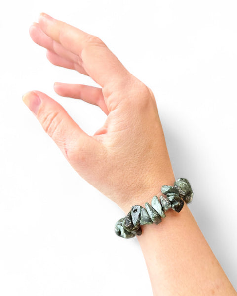 Chunky chip bracelet - Seraphinite
