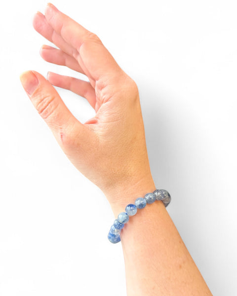 Kyanite beaded bracelet