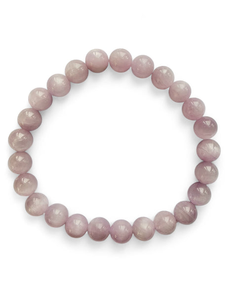 Kunzite beaded bracelet