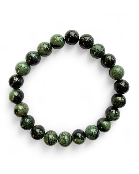 Kambaba jasper beaded bracelet