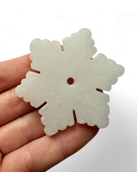 White jade snowflake