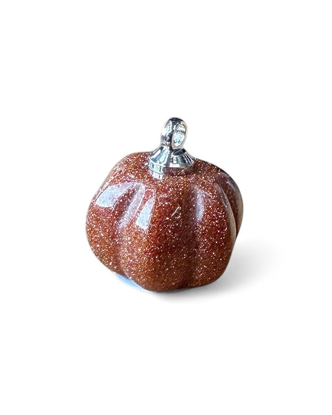 Mini crystal pumpkin charm