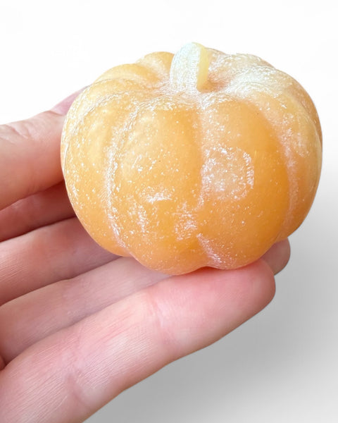 Orange calcite pumpkin