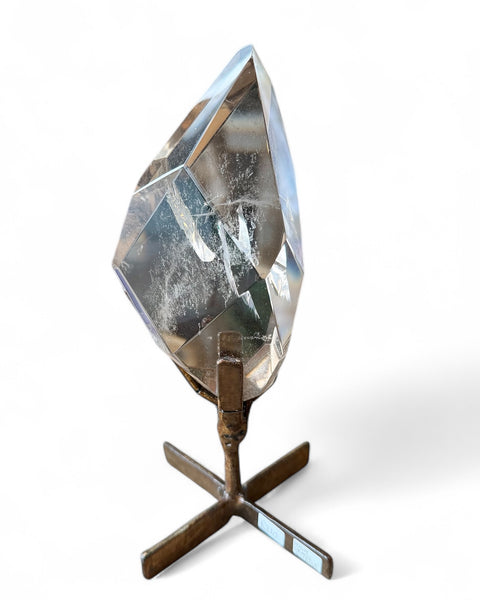 Citrine crystal on stand