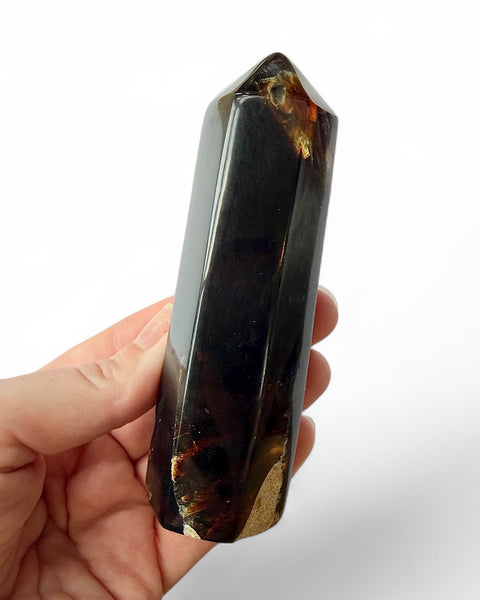 Amber crystal towers