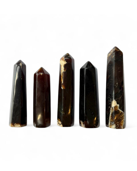 Amber crystal towers