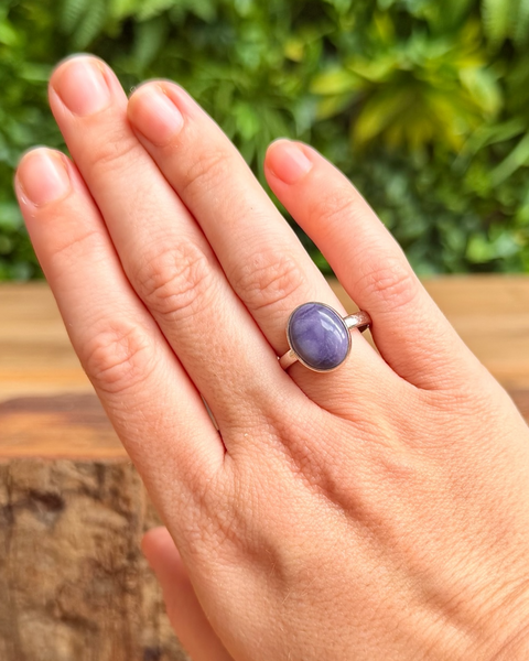 Tiffany stone ring in sterling silver - size S