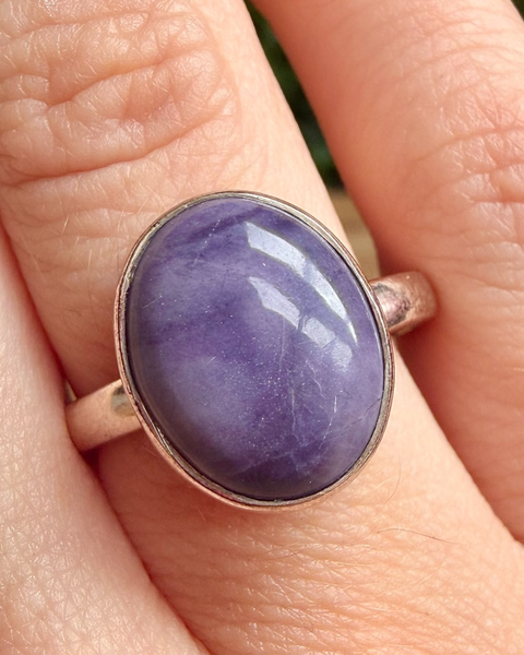 Tiffany stone ring in sterling silver - size S