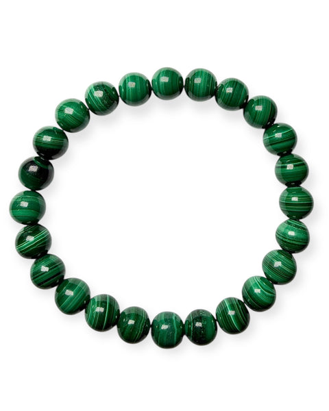 Malachite Beaded Bracelet