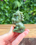 Jade horse carving