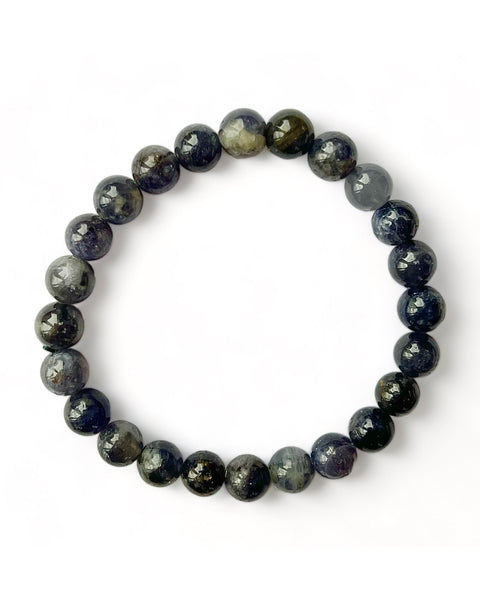 Iolite Beaded Bracelet