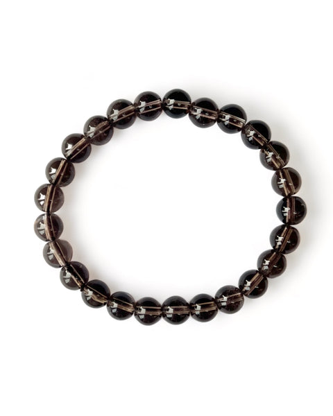 Smoky Quartz Beaded Bracelet