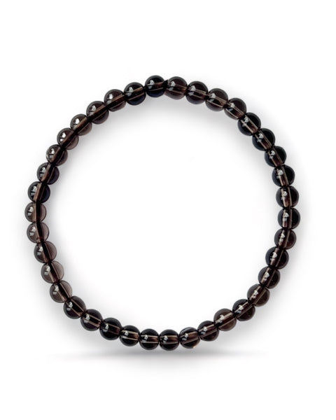 Smoky Quartz Beaded Bracelet