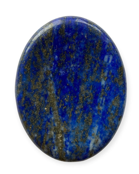 Lapis lazuli crystal thumb / worry stone