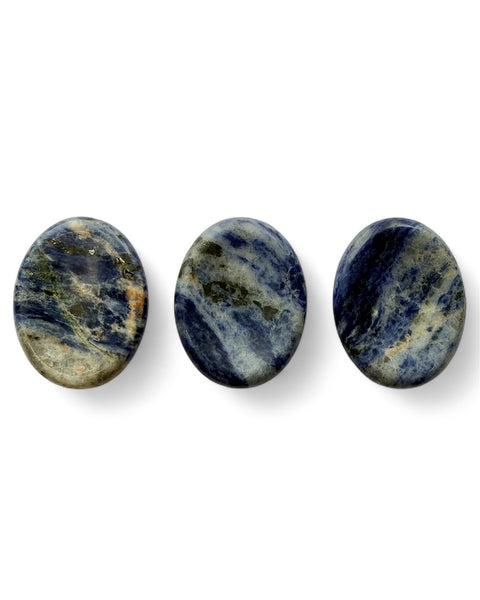 Sodalite crystal thumb / worry stone