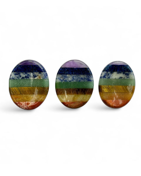 Chakra crystal thumb / worry stone