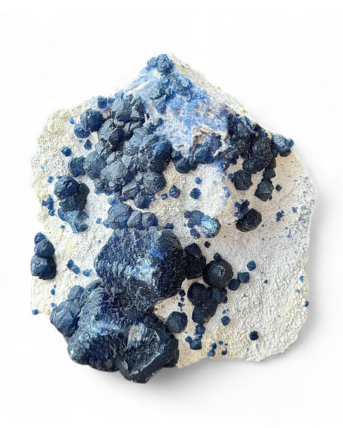 Blueberry fluorite specimen