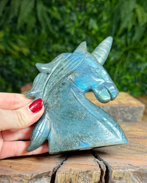 Labradorite unicorn