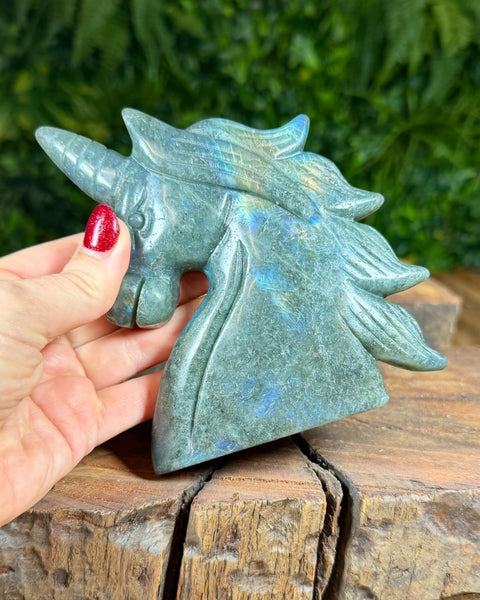 Labradorite unicorn