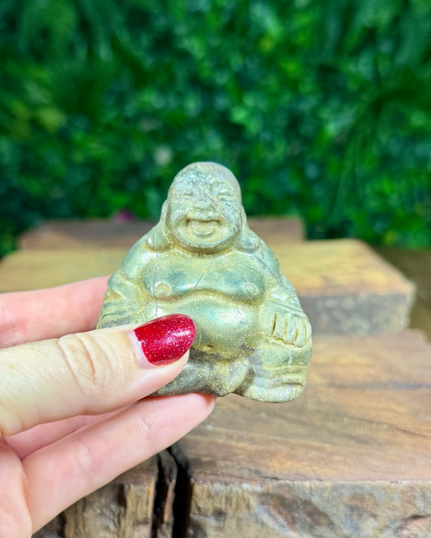 Pyrite laughing buddha
