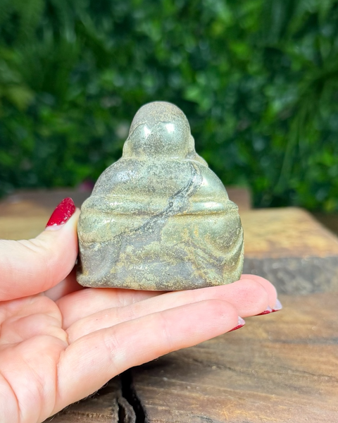 Pyrite laughing buddha