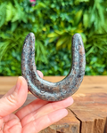 Yooperlite horse shoe crystal carving